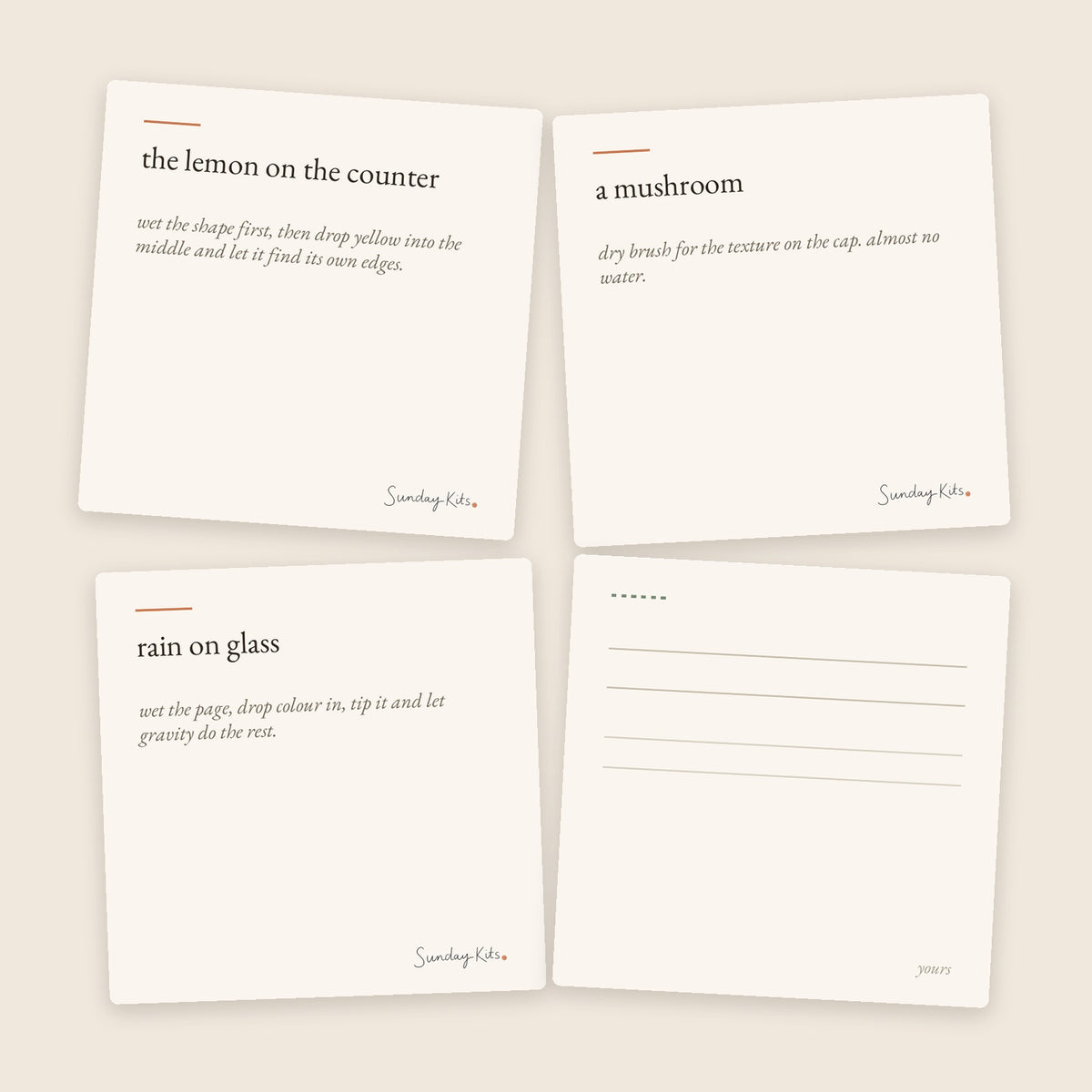 fifty printable prompt cards